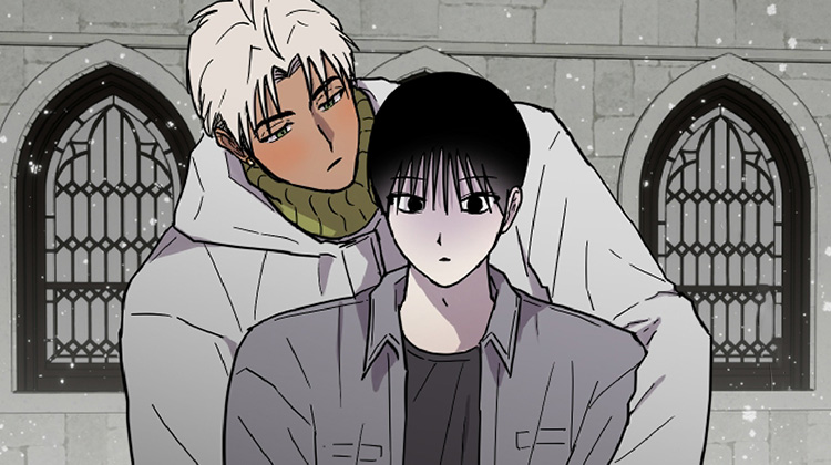 蓝色剪影的谜团漫画封面